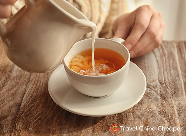 Hong Kong milk tea is a great treat when needing a break